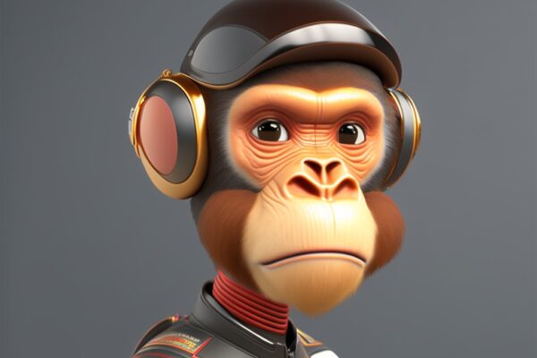 3d ape, free image, no copyright