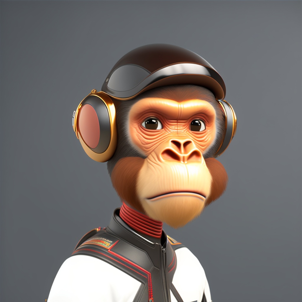 3d ape, free image, no copyright